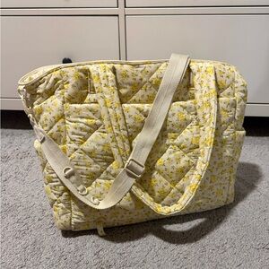 Beis x Elsa Hosk Tote Diaper Bag in Garden Party